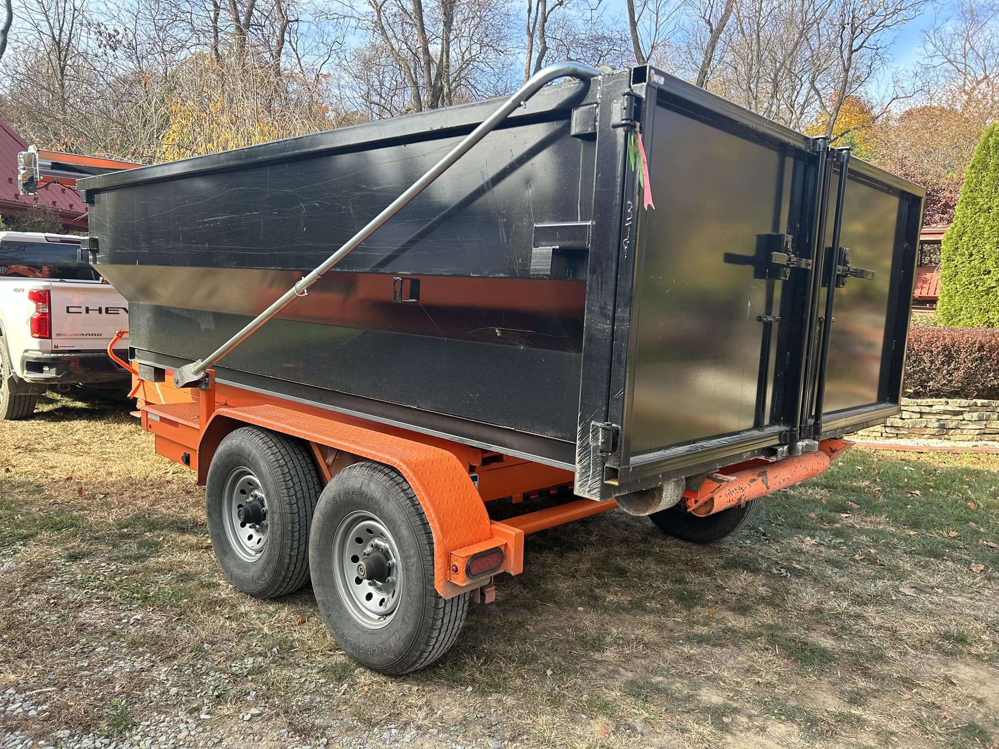 Dumpster Rentals — Rem Dog Services on the job in Chester County, PA
